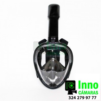 Mascara Snorkel de buceo para cámaras deportivas GoPro e Insta360