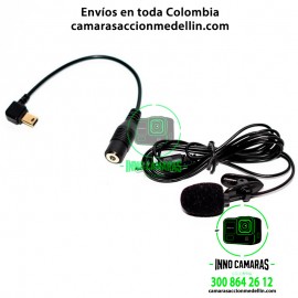 Adaptador Microfono GoPro 3.5mm Hero 3, 3+ y 4 Tienda Medellin Colombia
