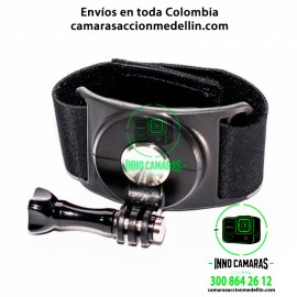 Brazalete para cámara deportiva en mano. Manilla 3 en 1. Colombia