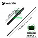 Palo Selfie invisible para Insta360 cámaras deportivas con visión 360 grados. Medellin Colombia