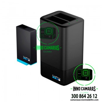 Bateria y Cargador doble original GoPro MAX en Colombia.