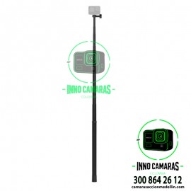 Palo Selfie Monopod Telesin 3 metros para cámaras insta360 Hecho en Fibra de Carbono